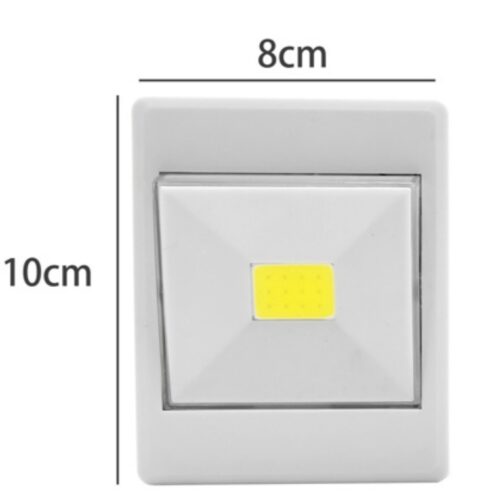 Intrerupator portabil LED 3W fixare magnetica sau adeziv